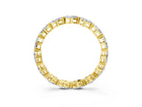 Yellow gold Marquise Diamond Eternity Band with U-Prong Setting_80