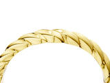 Yellow gold Marquise Diamond Twist Eternity Band with Bezel Setting_6