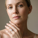 Yellow gold Marquise Halo Split-Shank Diamond Ring with Prong Setting_7