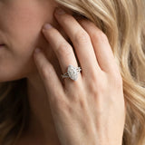 Yellow gold Marquise Halo Split-Shank Diamond Ring with Prong Setting_8