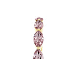 Yellow gold Marquise Morganite Prong Set Half-Eternity Band_11
