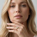 Yellow gold Marquise Solitaire Diamond Ring with Four-Prong Setting and Classic Band_26