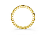 Yellow gold Marquise Yellow Sapphire Eternity Band with U-Prong Setting_75
