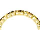 Yellow gold Marquise Yellow Sapphire Eternity Band with U-Prong Setting_76