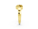 Yellow gold Marquise Yellow Sapphire Open Band Ring with Tension Setting_20