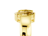 Yellow gold Marquise Yellow Sapphire Open Band Ring with Tension Setting_23