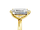 Yellow gold Marquise and Emerald Cut Toi Moi Ring with Prong Setting_56