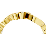 Yellow gold Marquise and Round Diamond Infinity Eternity Band with Bezel Setting_27