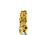 Yellow gold Marquise and Round Yellow Sapphire Vine Eternity Band with Prong Setting_23