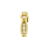 Yellow gold Milgrain Bezel and Marquise Diamond Band_17