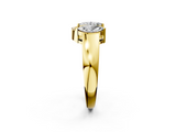 Yellow gold Open Band Marquise Diamond Tension Setting_40