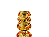 Yellow gold Oval Cut Citrine Eternity Band with Shared Prong Setting_5