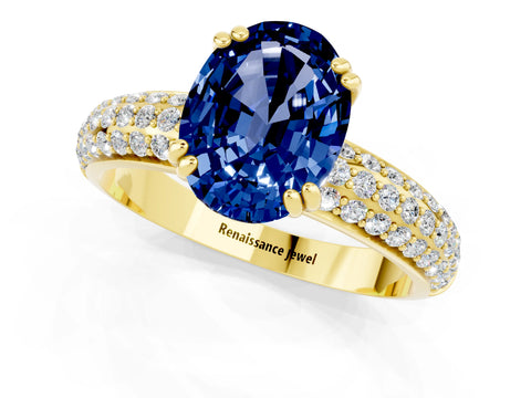Yellow gold Oval Cut Cut Diamond Milgrain Marquise Band with Prong Setting_1