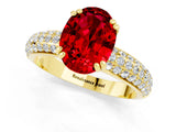 Yellow gold Oval Cut Cut Diamond Milgrain Marquise Band with Prong Setting_1