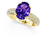 Yellow gold Oval Cut Cut Diamond Milgrain Marquise Band with Prong Setting_1