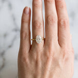 Yellow gold Oval Cut Diamond Solitaire Ring with Thin Band and Four-Prong Setting_53