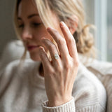 Yellow gold Oval Cut Diamond Solitaire Ring with Thin Band and Four-Prong Setting_55