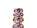 Yellow gold Oval Cut Morganite Eternity Band with Shared Prong Setting_5