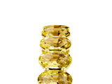 Yellow gold Oval Cut Yellow Sapphire Eternity Band with Shared Prong Setting_17
