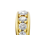 Yellow gold Oval Diamond Mens Ring with Round Diamond Accents_5