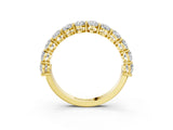 Yellow gold Oval Diamond Prong-Set Eternity Band_12