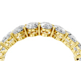 Yellow gold Oval Diamond Prong-Set Eternity Band_13