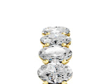 Yellow gold Oval Diamond Prong-Set Eternity Band_14