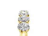 Yellow gold Oval Diamond Shared Prong Eternity Band_14