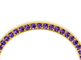 Yellow gold Pavé Round Amethyst Channel Set Band_22
