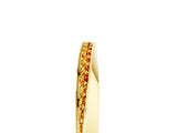 Yellow gold Pavé Round Citrine Twist Band_11