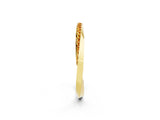 Yellow gold Pavé Round Citrine Twist Band_26