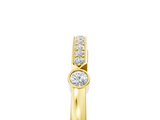 Yellow gold Pavé Round Diamond Bar Station Ring with Channel Setting_26
