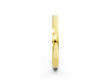 Yellow gold Pavé Round Diamond Channel Set Band_41