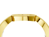 Yellow gold Pavé Round Diamond Contour Milgrain Band_20