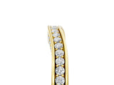 Yellow gold Pavé Round Diamond Curved Band_7