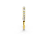 Yellow gold Pavé Round Diamond Eternity Band with Channel Setting_6