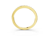 Yellow gold Pavé Round Diamond Eternity Band with Channel Setting_7