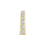 Yellow gold Pavé Round Diamond Eternity Band with Shared Prong Setting_9