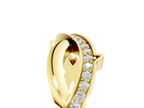 Yellow gold Pavé Round Diamond Twist Band with Channel Setting_26