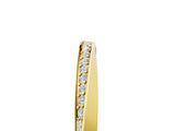 Yellow gold Pavé Round Diamond Twist Band_17