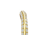 Yellow gold Pavé Round Diamond Wave Band with Shared Prong Setting_7