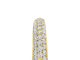 Yellow gold Pavé Round Diamond White Gold Eternity Band_27