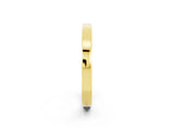 Yellow gold Pavé Round Emerald Channel Set Band_20