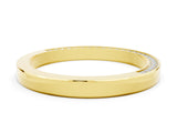 Yellow gold Pavé Round Moissanite Channel Set Band_18