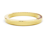 Yellow gold Pavé Round Morganite Channel Set Band_18