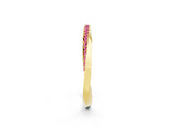 Yellow gold Pavé Round Pink Sapphire Twist Band_14