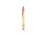 Yellow gold Pavé Round Pink Sapphire Twist Band_26