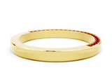 Yellow gold Pavé Round Ruby Channel Set Band_18