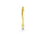 Yellow gold Pavé Round Yellow Sapphire Twist Band_14