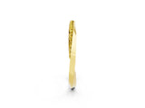 Yellow gold Pavé Round Yellow Sapphire Twist Band_26